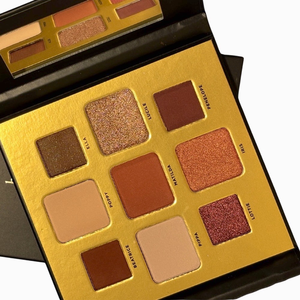 BUTTER LONDON EYESHADOW PALLET Teddy Girl 9 Piece Shimmer Metallic Matte